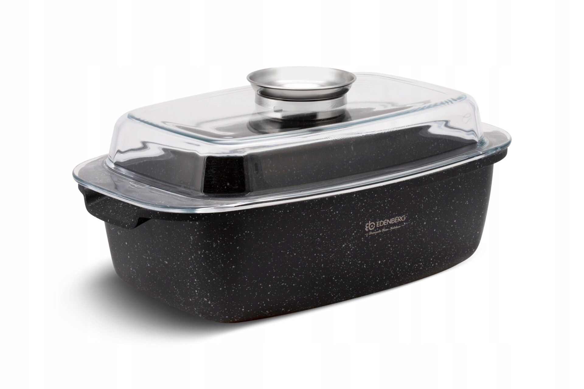 Brytfanna z pokrywką 5.5l PowłokaMarmurkowa EB8125