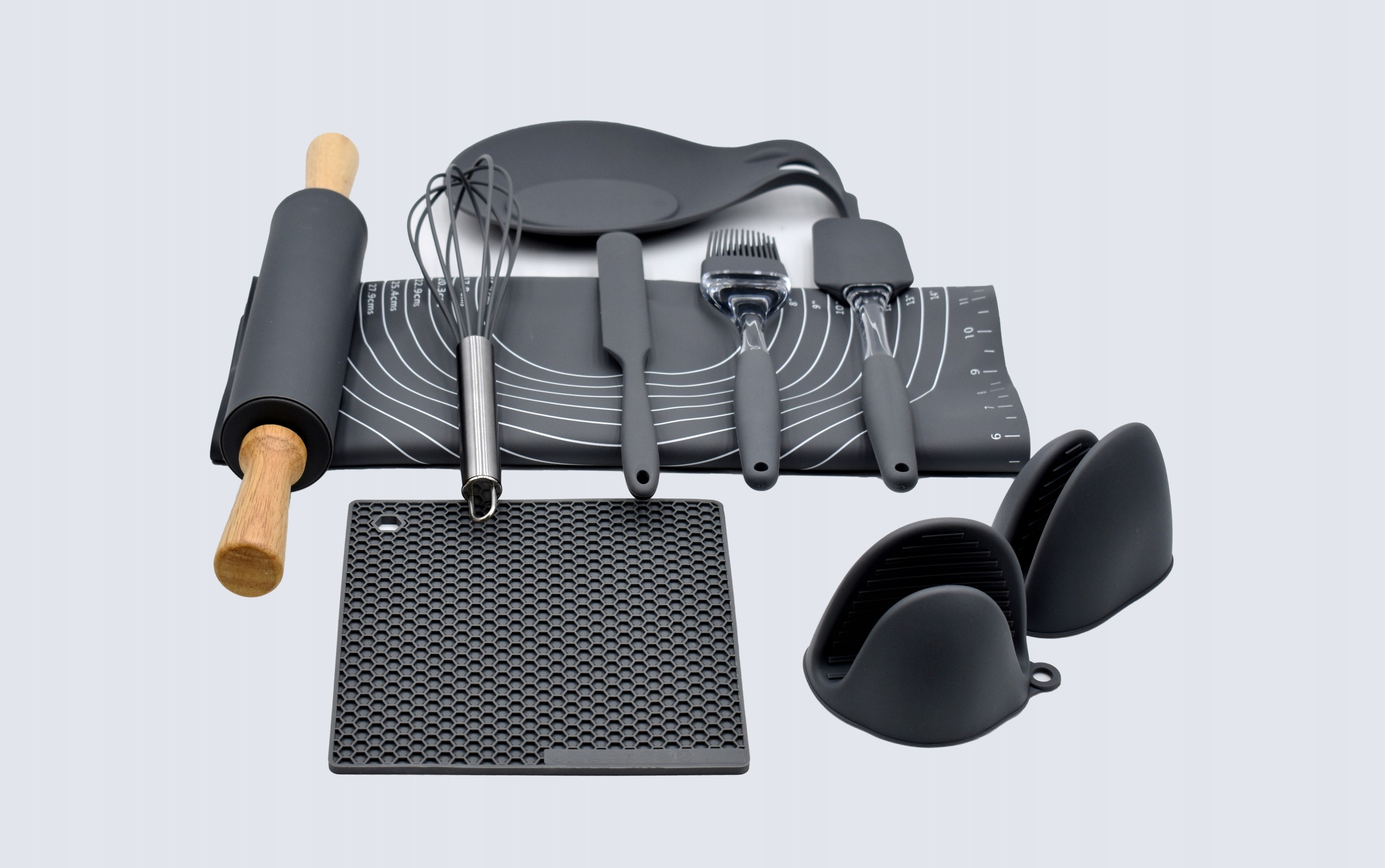 STOLNICA SILIKONOWA MATA KUCHENNA WAŁEK ZESTAW XXL