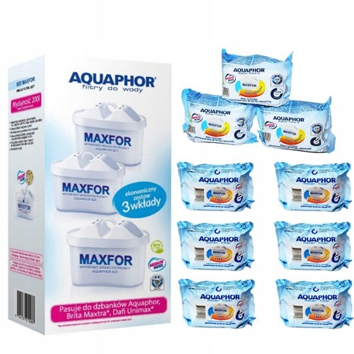 Wkład Filtr do DAFI BRITA AQUAPHOR MAXTRA 9 SZT.