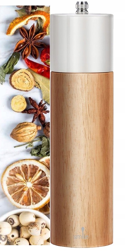 MŁYNEK RĘCZNY PIEPRZ SÓL MPM SMP7 2 SZTUKI DREWNO