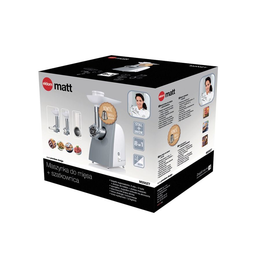 Maszynka do mielenia MIĘSA Z SZATKOWNICĄ M200ZT