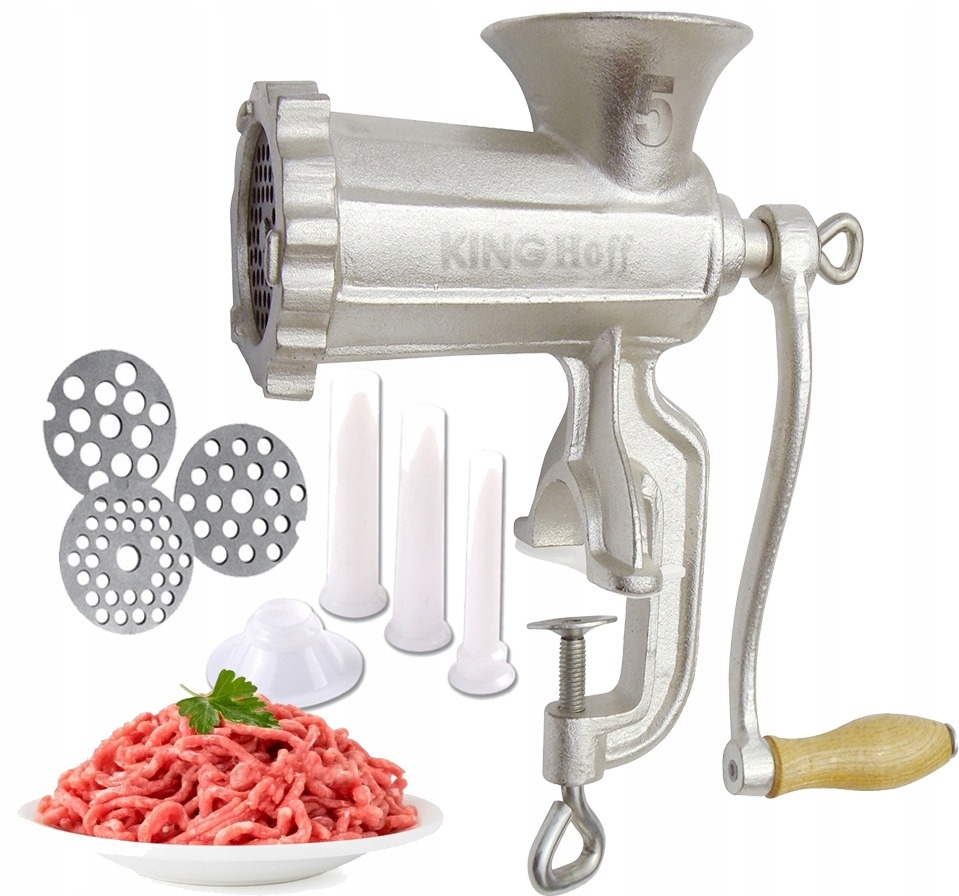 Maszynka żeliwna ręczna do mielenia mięsa 10