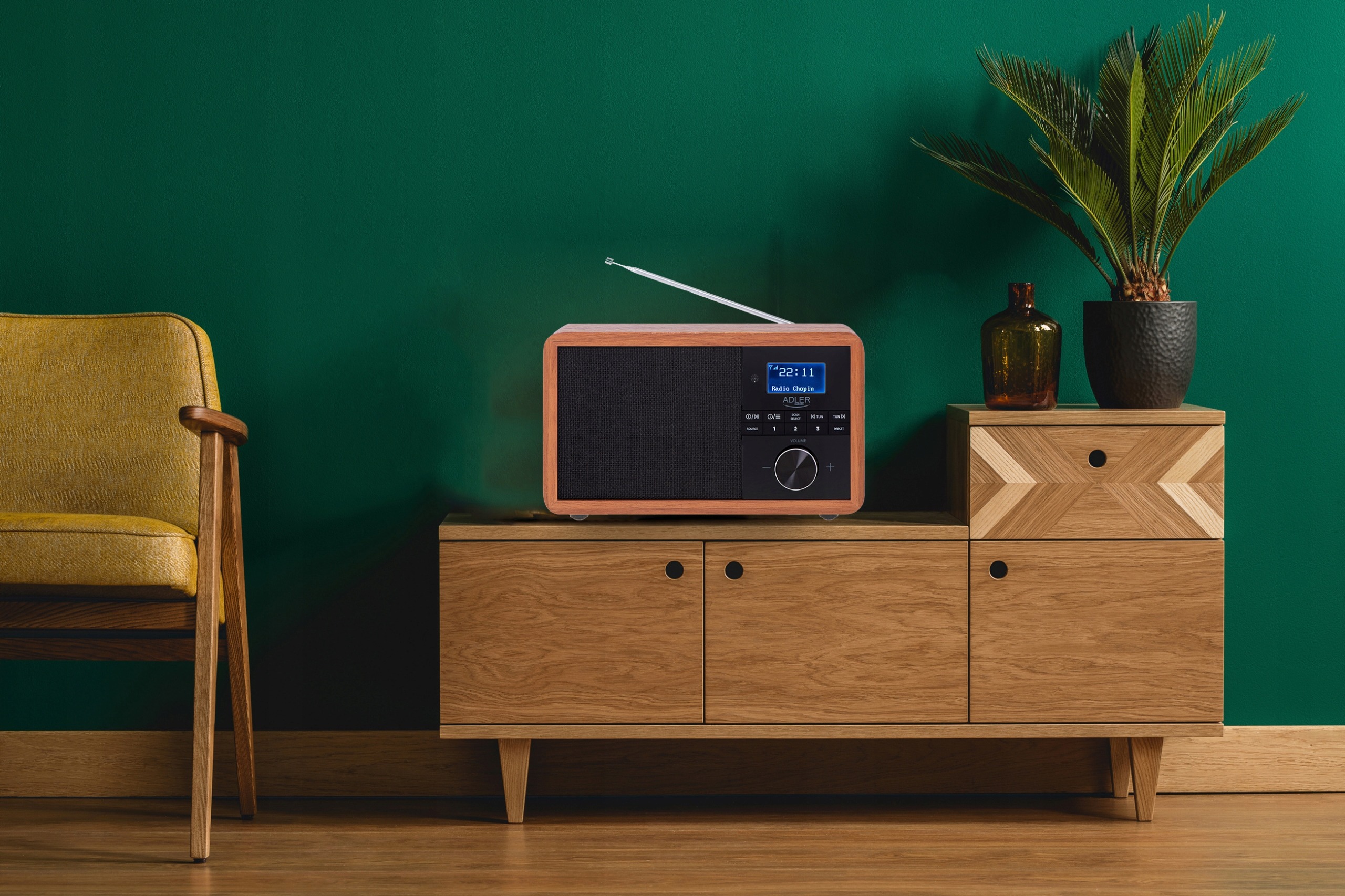 Radio sieciowe FM Adler AD1184