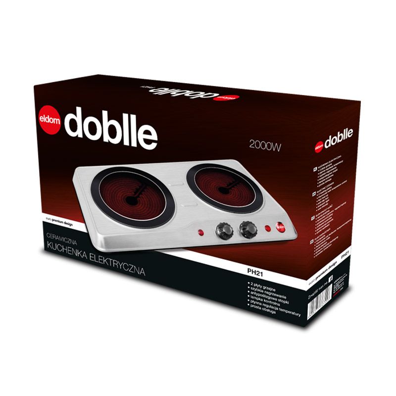 Kuchenka elektryczna dwupalnikowa Eldom PH21