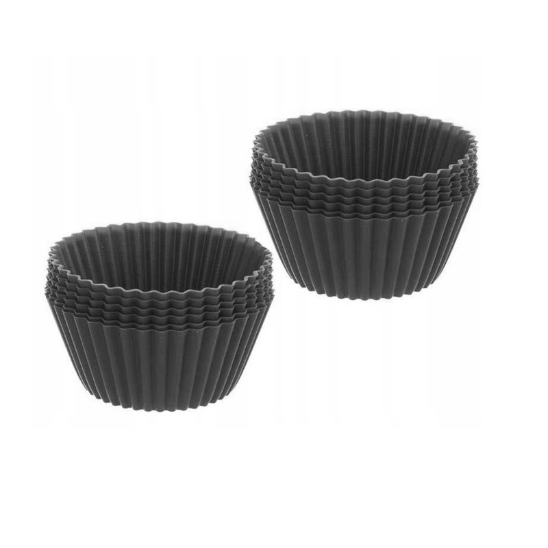 SILIKONOWE FOREMKI DO PIECZENIA MUFFINEK 516 12szt