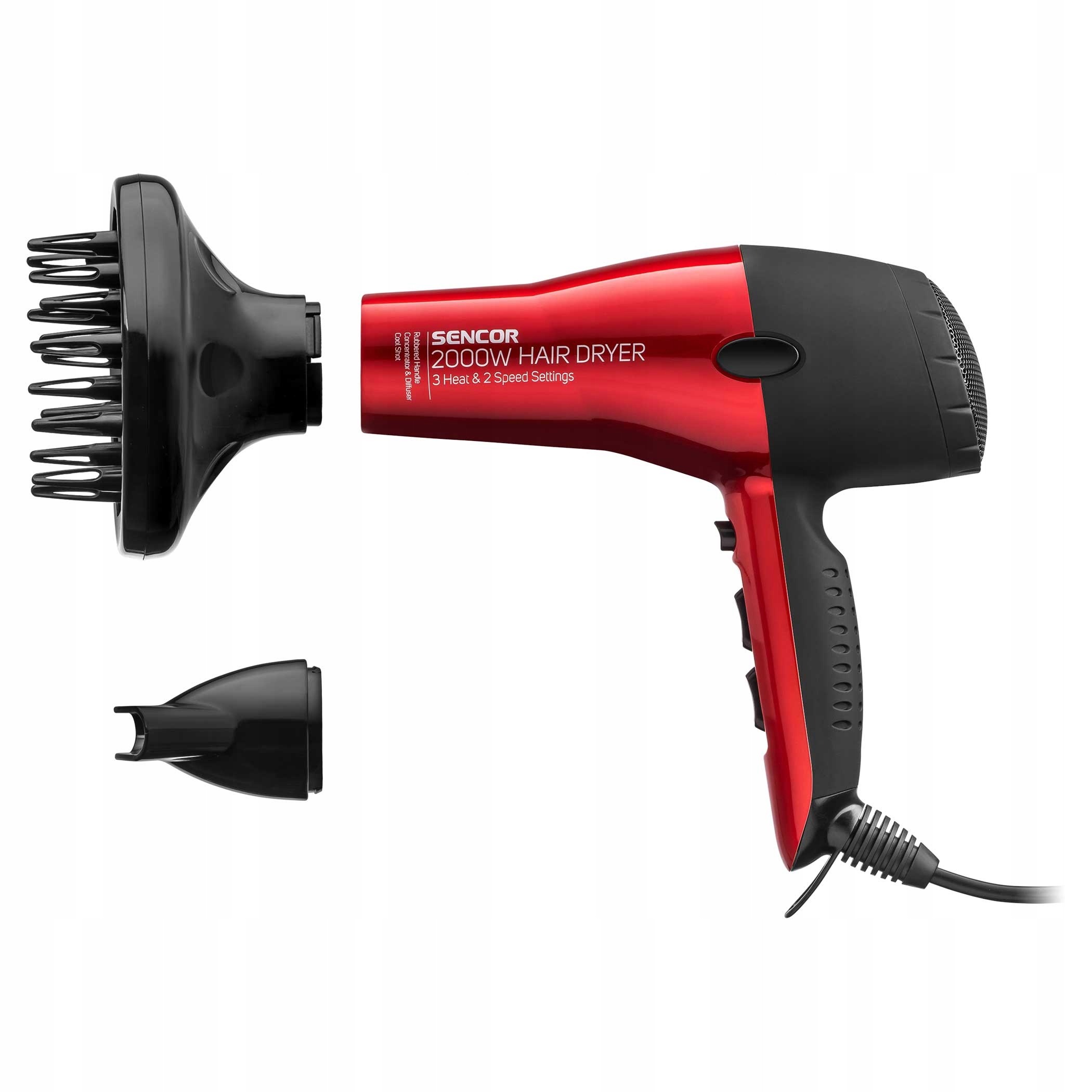 Suszarka do włosów z dyfuzorem Sencor 2000W 6701RD