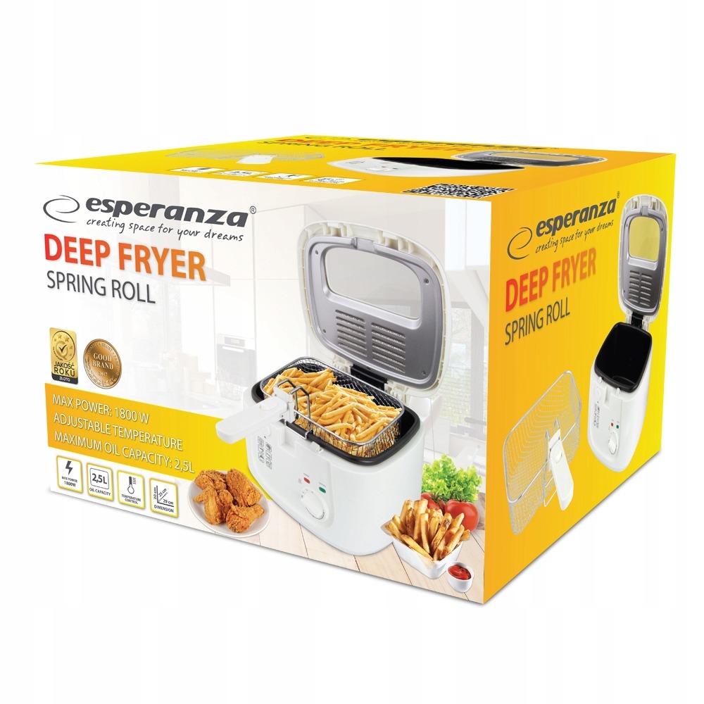 Frytkownica Esperanza Spring Roll EKG012 1800 W
