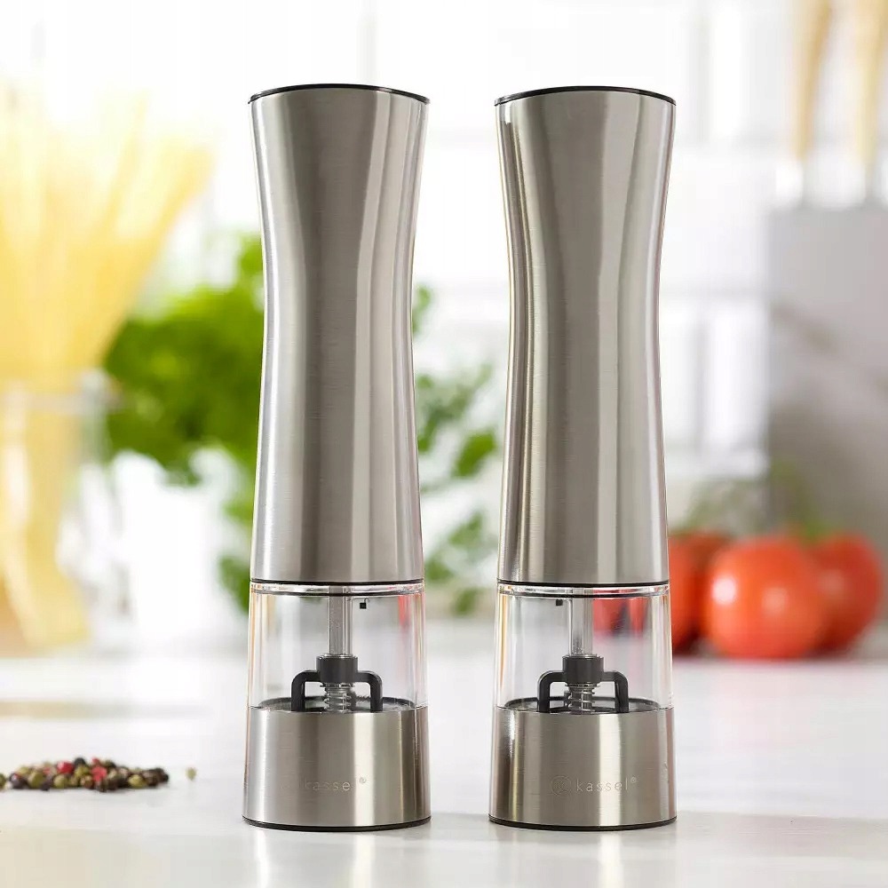 MŁYNEK ELEKTRYCZNY DO SOLI PIEPRZU 2 SZTUKI ZESTAW