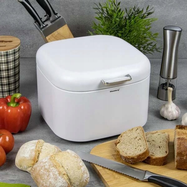 Chlebak jednoczęściowy 7503 CHLEBAKI biały metal