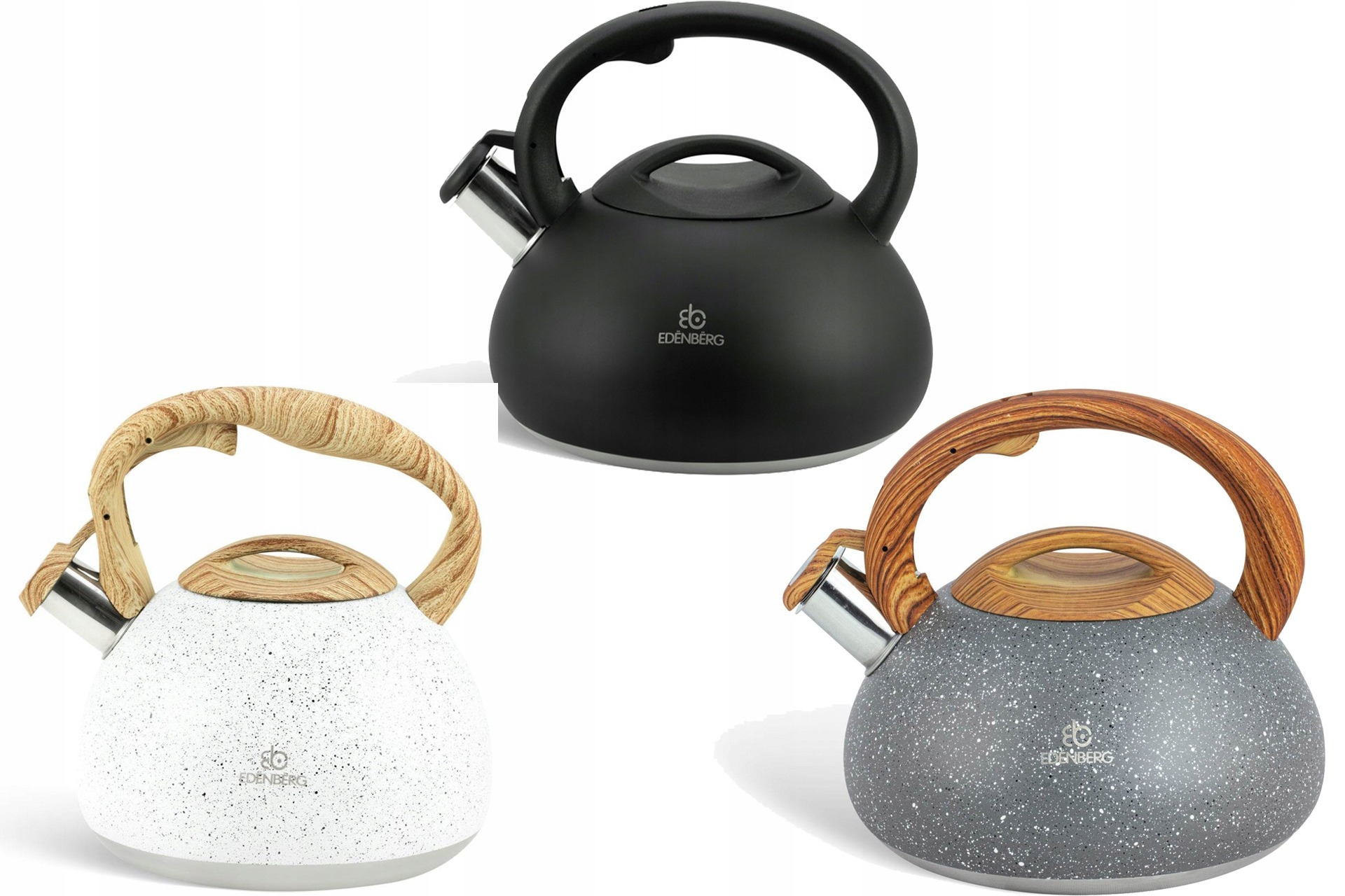 CZAJNIK 3L Z GWIZDKIEM GAZ INDUKCJA 3 RODZAJE